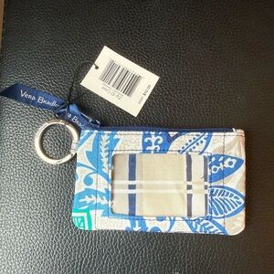 Vera Bradley Blue and Cream Pouch